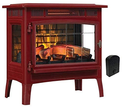 Duraflame Infrared Electric Fireplace Stove with Remote - Cinnamon & Crackler