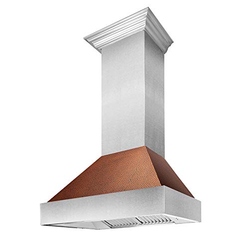 DuraSnow Stainless Steel Range Hood with Copper Shell
