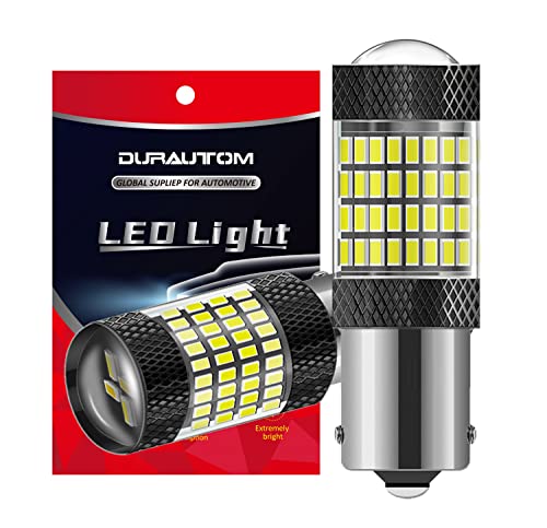 DURAUTOM 1156 LED Bulbs, Super Bright White, Pack of 2