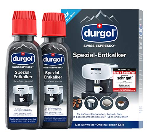 Durgol Swiss Espresso Descaler for Coffee Machines