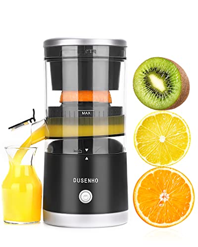 DUSENHO Rechargeable Electric Citrus Juicer - Portable Juice Machine
