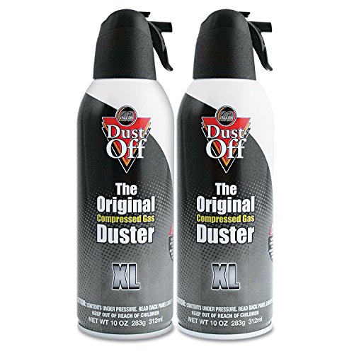 Dust-Off Disposable Compressed Air Duster, 10oz - 2/Pack
