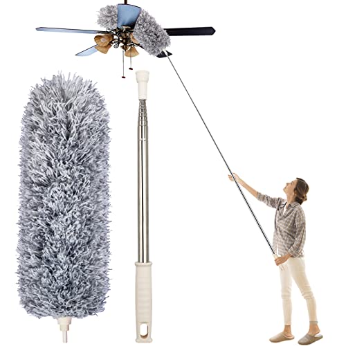 Extendable Microfiber Ceiling Fan Duster by Newliton