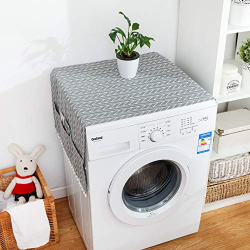 Dustproof Washer and Dryer Covers - Grey Arrow