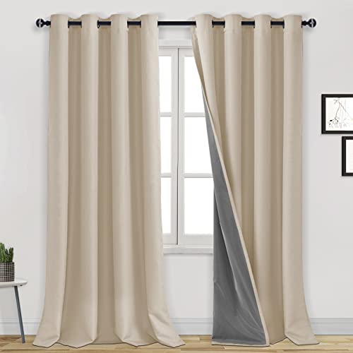 DWCN Extra Long Blackout Curtains