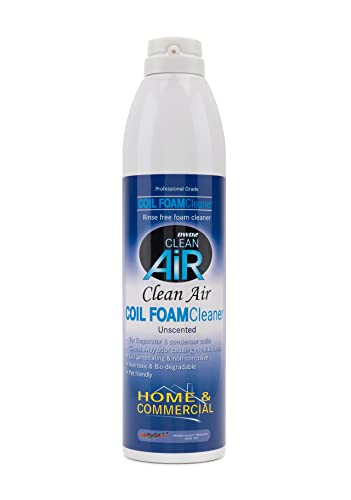Leak Saver HVAC Guys - Foam Blaster (18oz.) - Penetrating Coil Cleaner - for AC and Refrigeration Units - Clean and Deodorize Evaporator (No-Rinse) & Condenser
