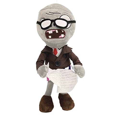 Dyharnsty Plants vs Zombies Plush Newspaper Zombie Soft Figure Doll Set