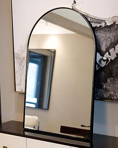 Black Frame Bathroom Vanity Mirror 20x30 Inch