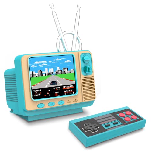 E-MODS Retro Gaming Console: Mini TV Style 308 Video Games Player