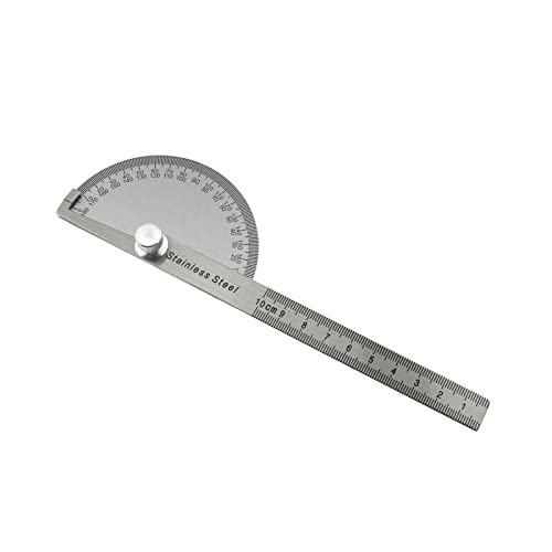 Stainless Steel 0-180 Degree Protractor Angle Finder