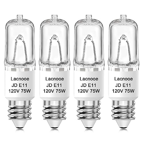 E11 Bulb, JDE11 120V 75W Halogen Light Bulbs