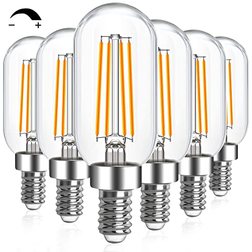 E12 LED Light Bulb 6W Dimmable 6-Pack
