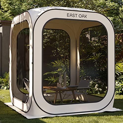 EAST OAK Portable Screen House Tent - Cozy Outdoor Space with Bug Protection