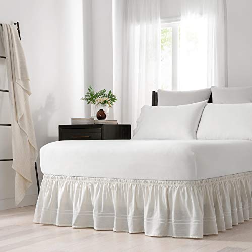 EASY FIT Elastic Bed Skirt, Easy On/Off Dust Ruffle