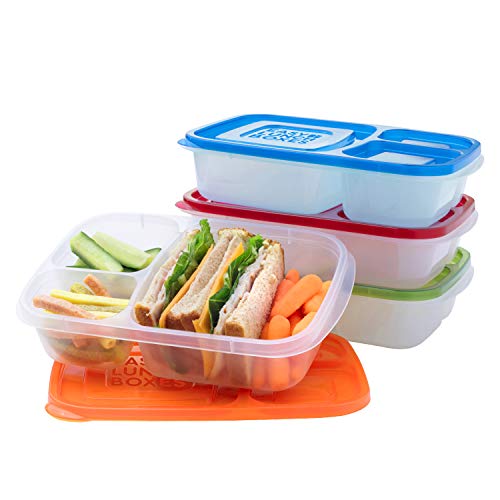 EasyLunchboxes® - Bento Lunch Boxes - Set of 4