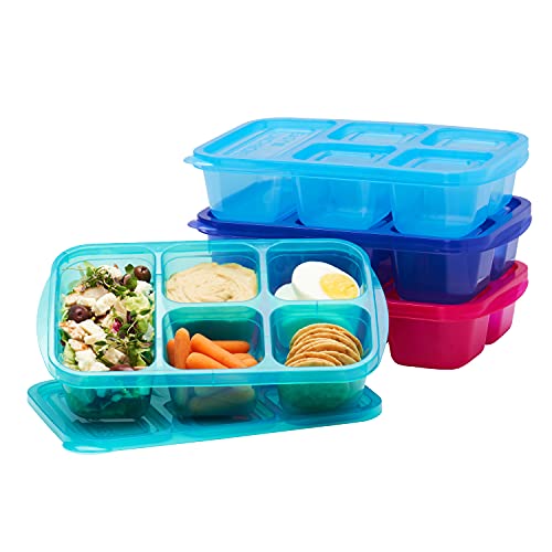 EasyLunchboxes® - Reusable 5-Compartment Food Containers