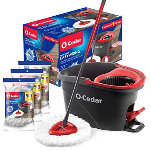Easywring Microfiber Spin Mop & Bucket Cleaning System