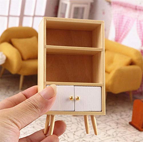 EatingBiting Dollhouse Miniature Furniture Bookcase
