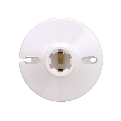 Eaton 660-Watt Keyless Switch Ceiling Lamp Holder - White
