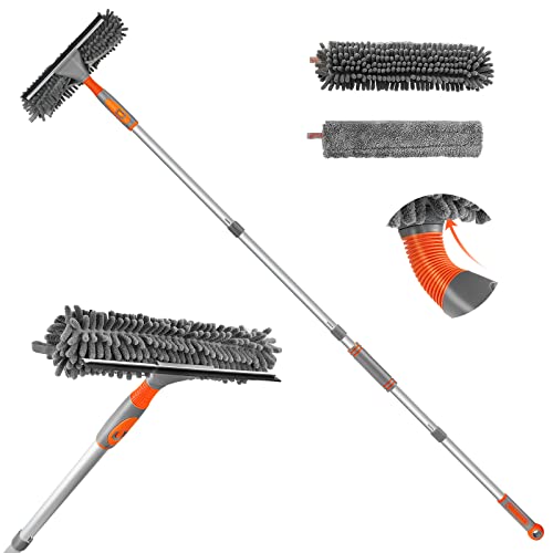 DOCAZOO DocaPole 12 Foot High Reach Brush Kit with 5-12 Foot