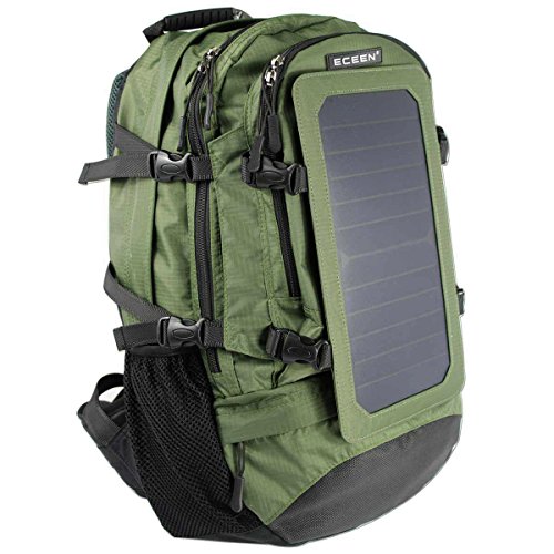 ECEEN Solar Backpack with High-Efficiency Solar Panel Charger