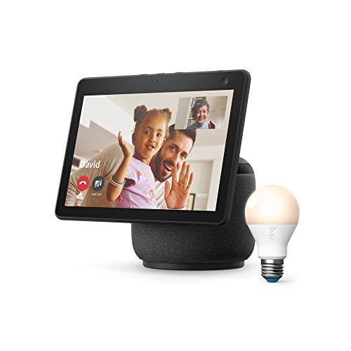 Echo Show 10 (3rd Gen) with Smart LED Bulb