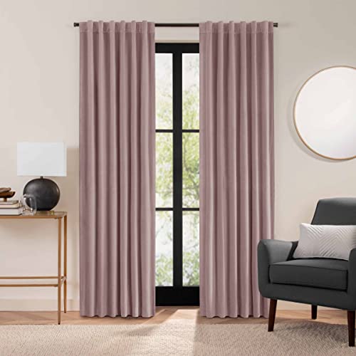 Eclipse Luxury Cotton Velvet 100% Blackout Curtain Panel