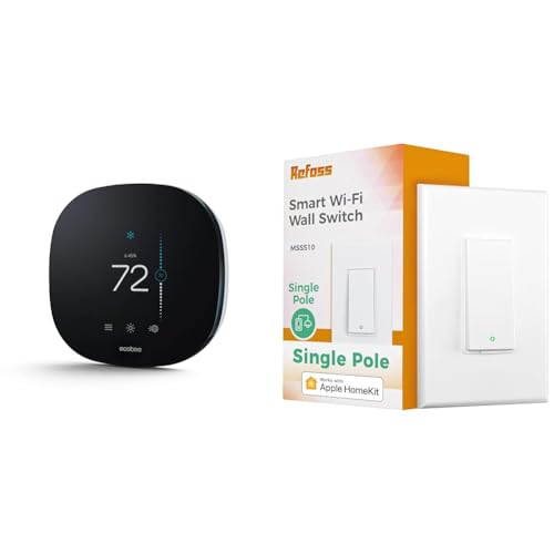 ecobee3 Lite Smart Thermostat with Refoss Smart Light Switch