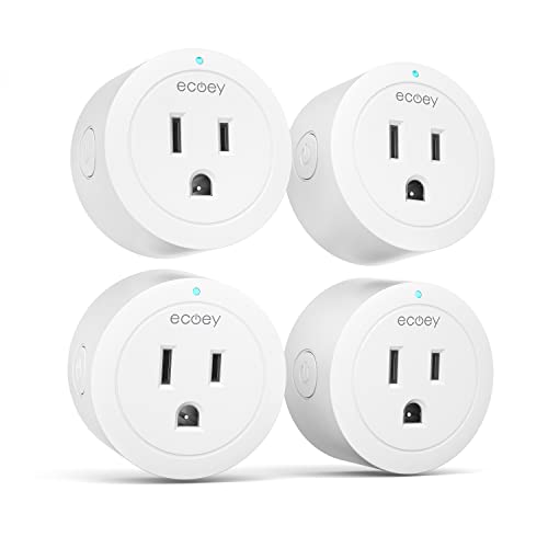 Ecoey Smart Plug - Wi-Fi Outlet with Voice Control