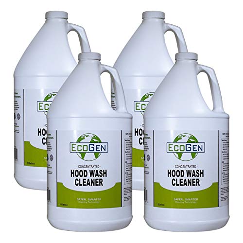 EcoGen Commercial Hood Cleaner Concentrate, 1 gal (Pack of 4)
