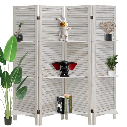 ECOMEX Room Divider with Shelves