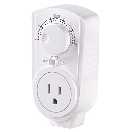EconoHome Adjustable Thermostat - Efficient Temperature Control for Heating and Cooling Devices