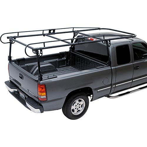 ECOTRIC 1000 LBS Adjustable Truck Contractor Ladder Pickup Rack