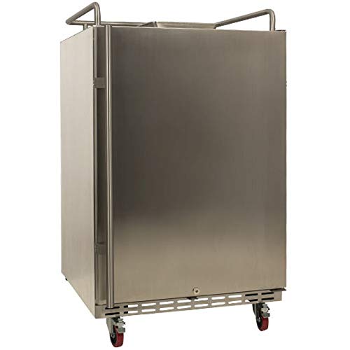EdgeStar Stainless Steel Outdoor Kegerator Conversion Refrigerator