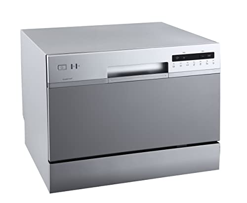 EdgeStar Portable Countertop Dishwasher - Silver