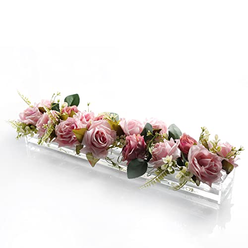 E&F Modern Designs™ Floral Centerpiece - LED Clear
