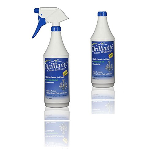 Effective and Convenient Chandelier Cleaner - Brilliante Crystal Chandelier Cleaner (2 Pack)