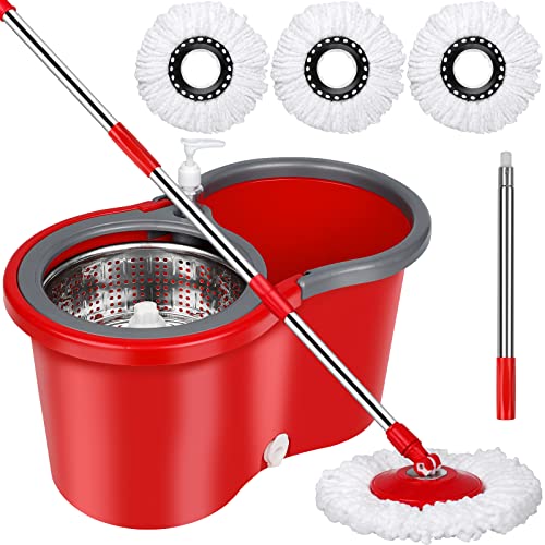 Efficient Spin Mop and Bucket Set