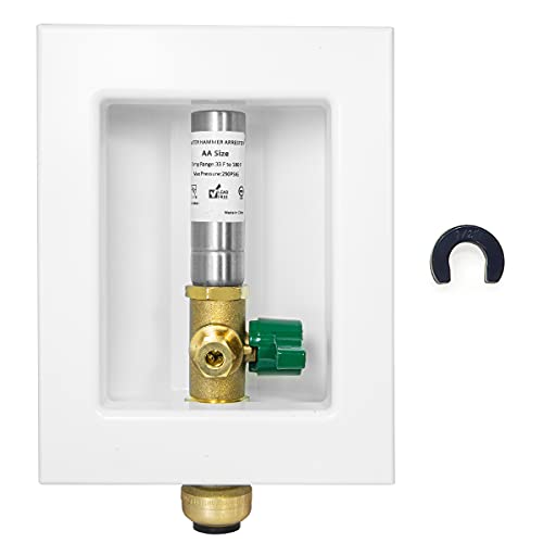 EFIELD Ice Maker Outlet Box with Ball Valve