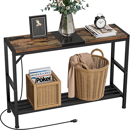 Egepon Console Table with Power Outlet