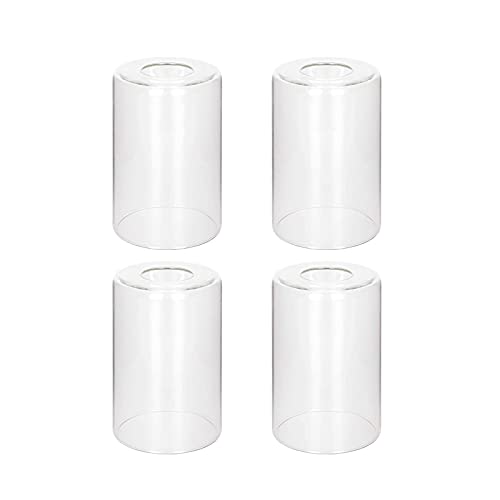 Eidonta 4 Pack Clear Glass Shade Covers