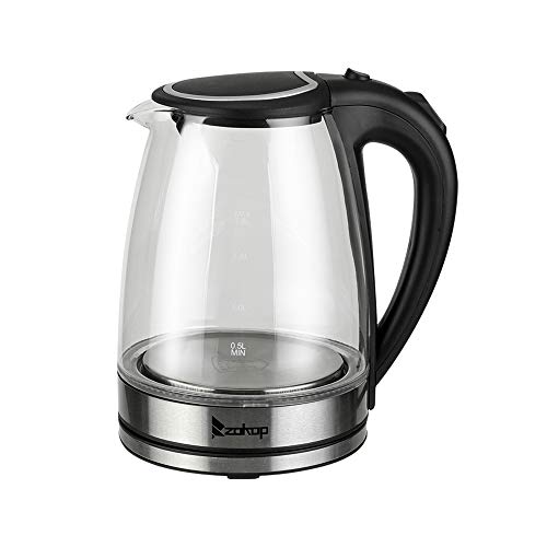 Electric Glass Kettle with Temperature Controls