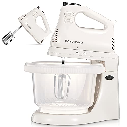 Electric Hand Mixer with Bowl - 2 in 1 Kitchen Appliance