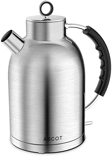 Electric Kettle, ASCOT Stainless Steel Electric Tea Kettle