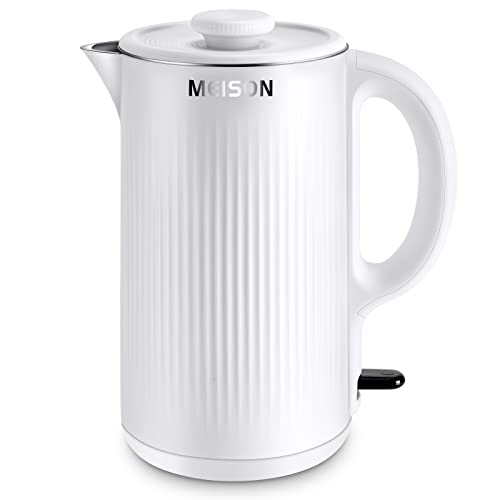 Factory Double Wall 100% Stainless Steel Cool Touch Tea Kettle 0.8L with  1500W Fast Boiling Heater, Cordless with Auto Shut-off & Boil Dry  Protection, BPA-Free - China Fast Boil Water Warmer Home