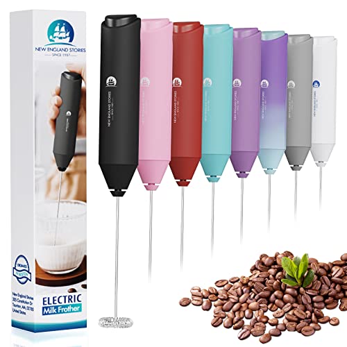 Ovente Electric Portable Handheld Milk Latte Frother Foam Drink Maker With  Premium Stainless Steel Material Fast Mixer With 2 AA Battery Operated