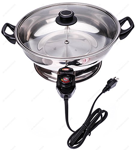 Electric Mongolian Hot Pot with Divider