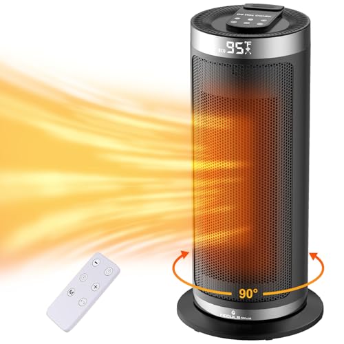 Electric Space Heater with Thermostat & Remote