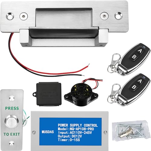 Electric Strike Door Lock Fail-Secure/Fail-Safe Kit System