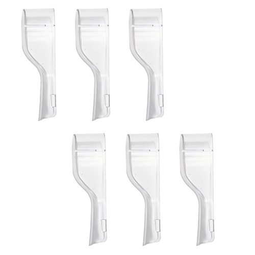 Electric Toothbrush Heads Cover Plastic Cap Case (6 Pack)